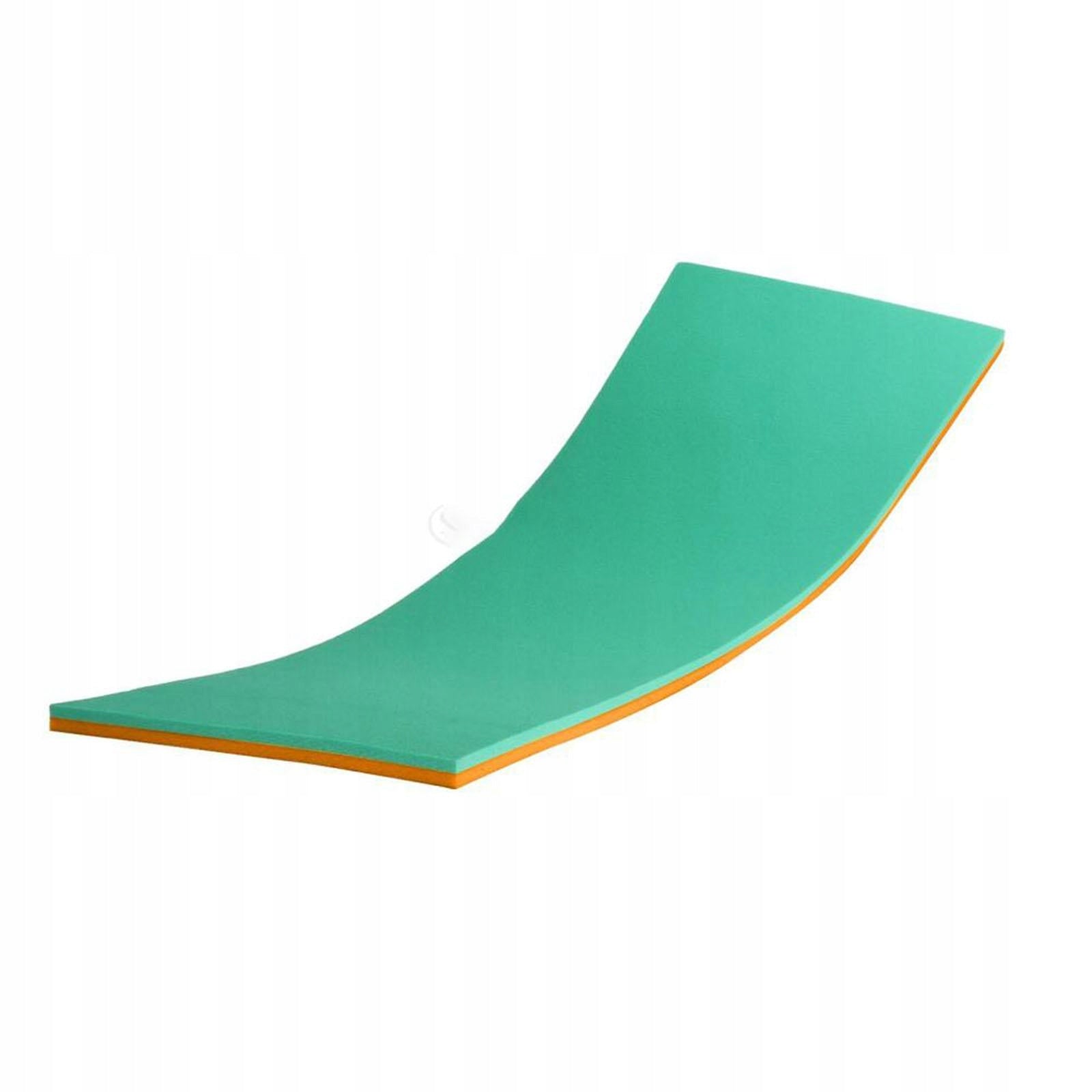 Water Float Mat Float Raft Drifting Mattress 110cmx40cmx2.2cm Green Orange Kind other