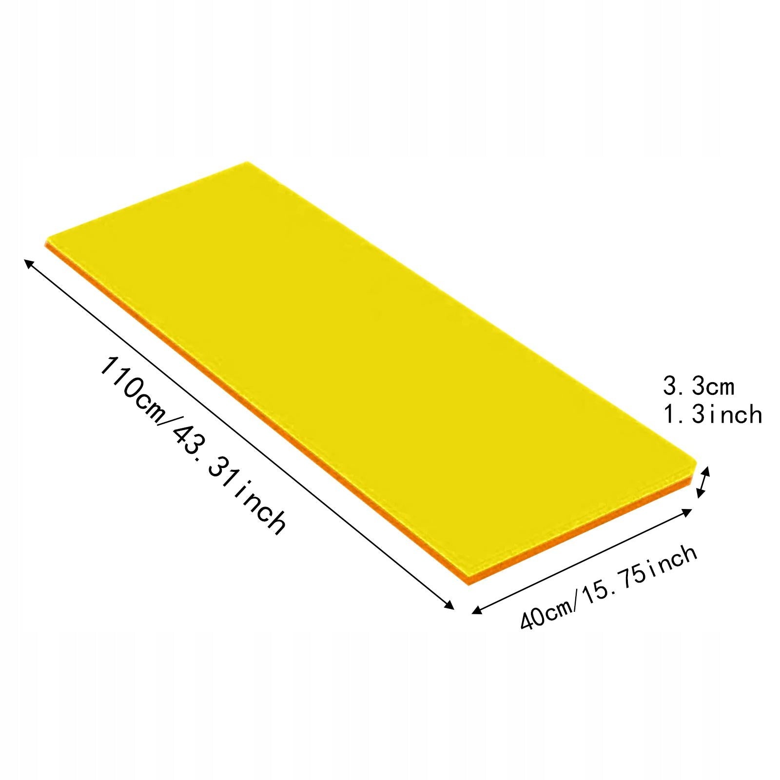 Water Floating Mat Floating Pad Relaxing Funny Lightweight yellow orange Packaging status original