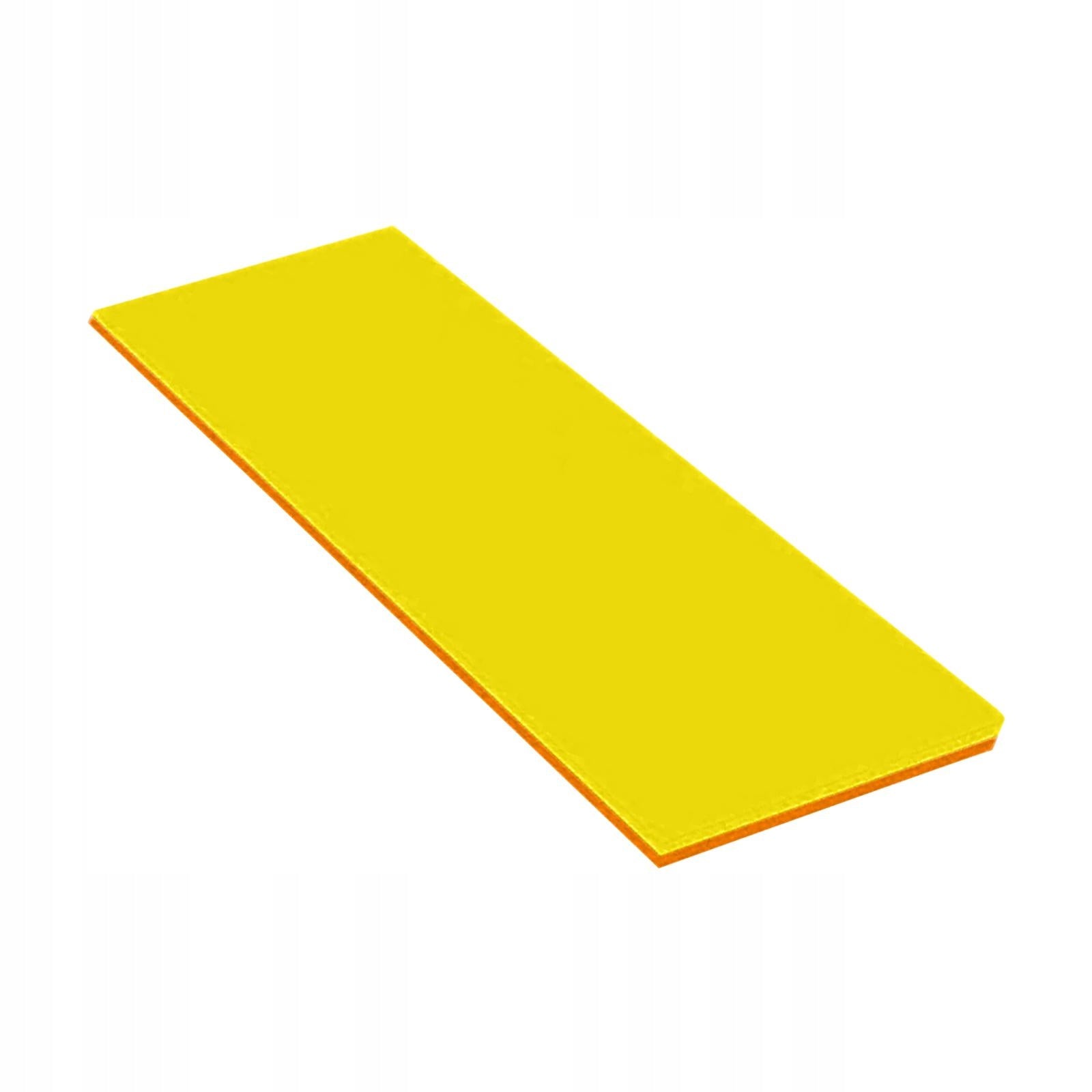 Water Floating Mat Lounge Mattress Funny Tear Resistant High yellow orange Brand no brand