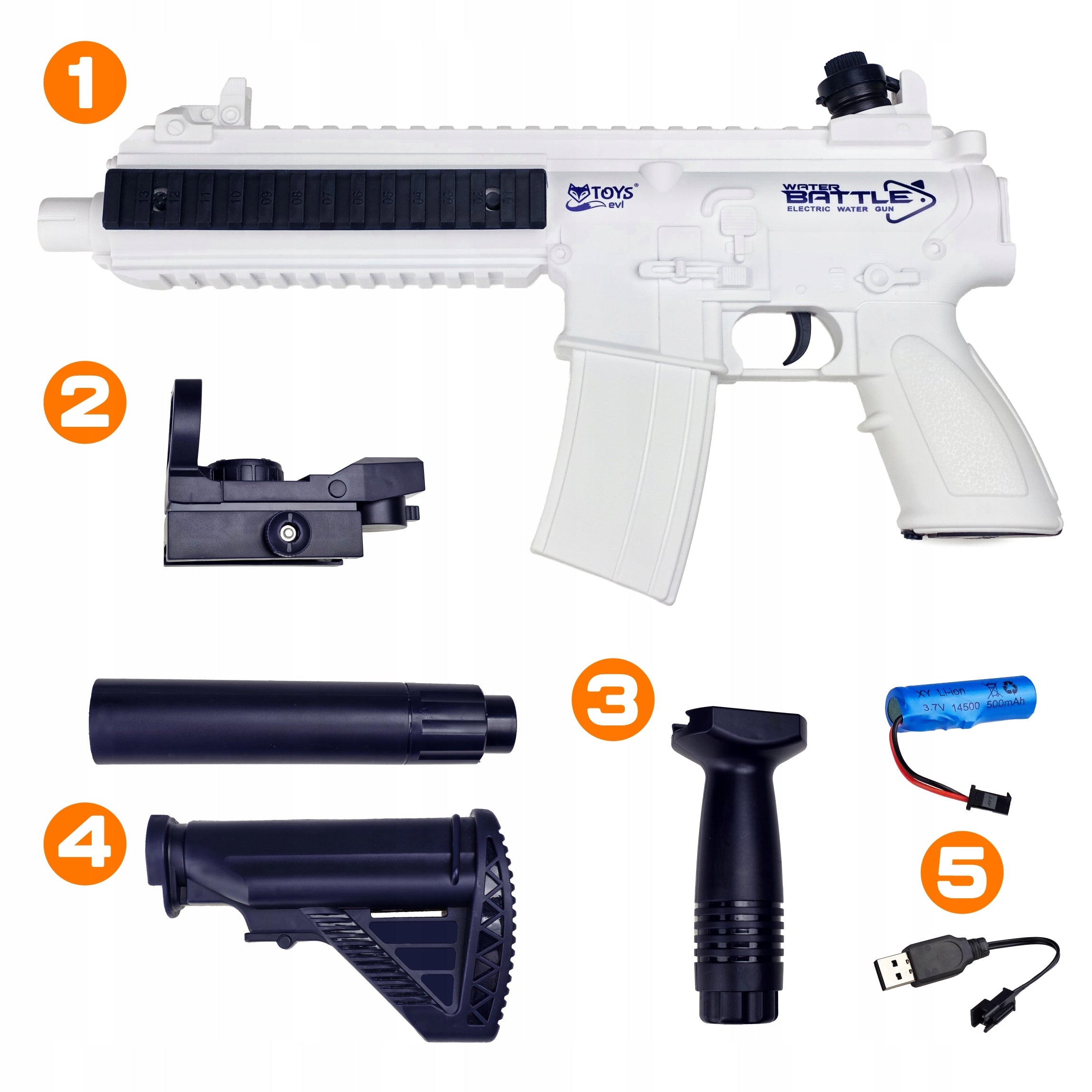 Water Gun Electric Rifle AUTOMATIC Toy For Kids M416 Brand EVI