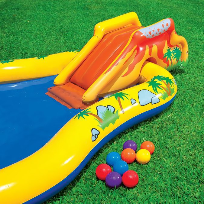 Water Playground Swimming Pool Inflatable for Children Garden Fountain Intex 57444 Height 110 cm