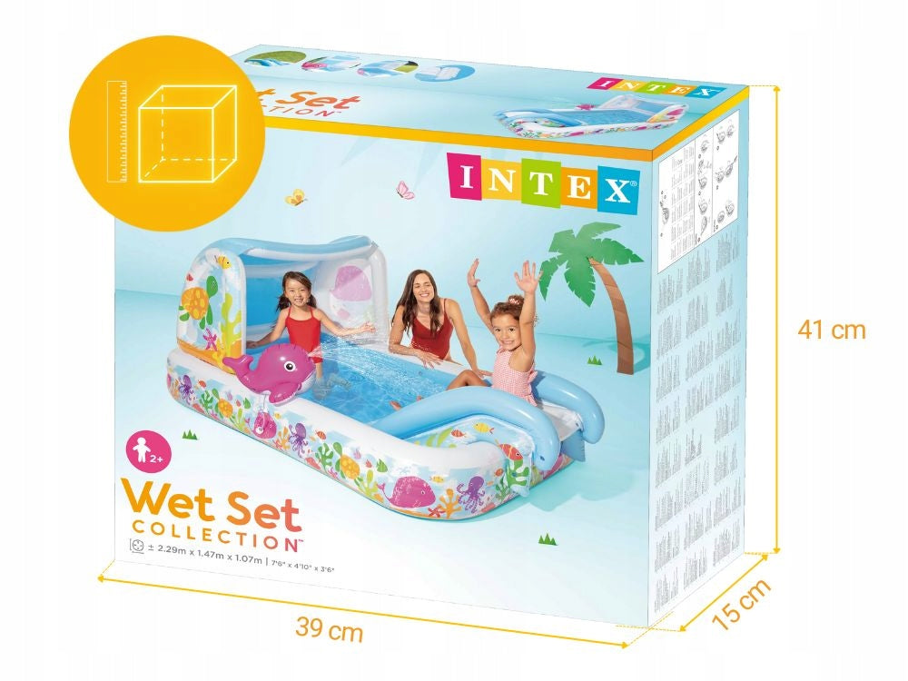 Water Playground for Children Aquarium 229x147x107 Intex 57447 Swimming Pool Brand Intex