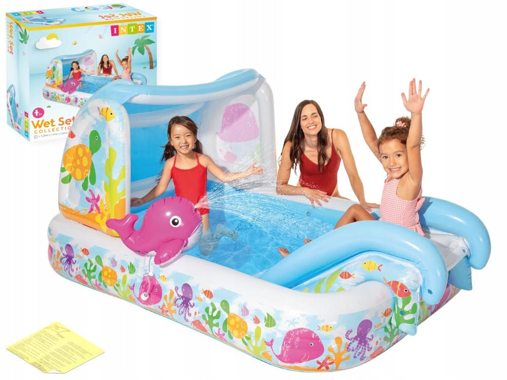 Water Playground for Children Aquarium 229x147x107 Intex 57447 Swimming Pool