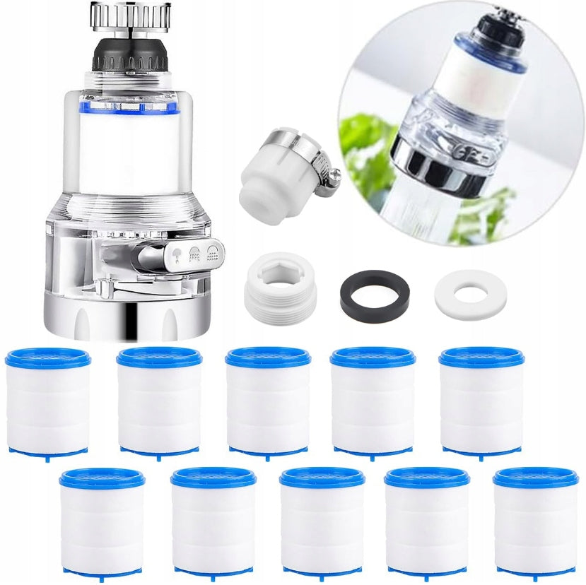 Water Purifier Faucet Filter Removes Pollutants and Metals +10
