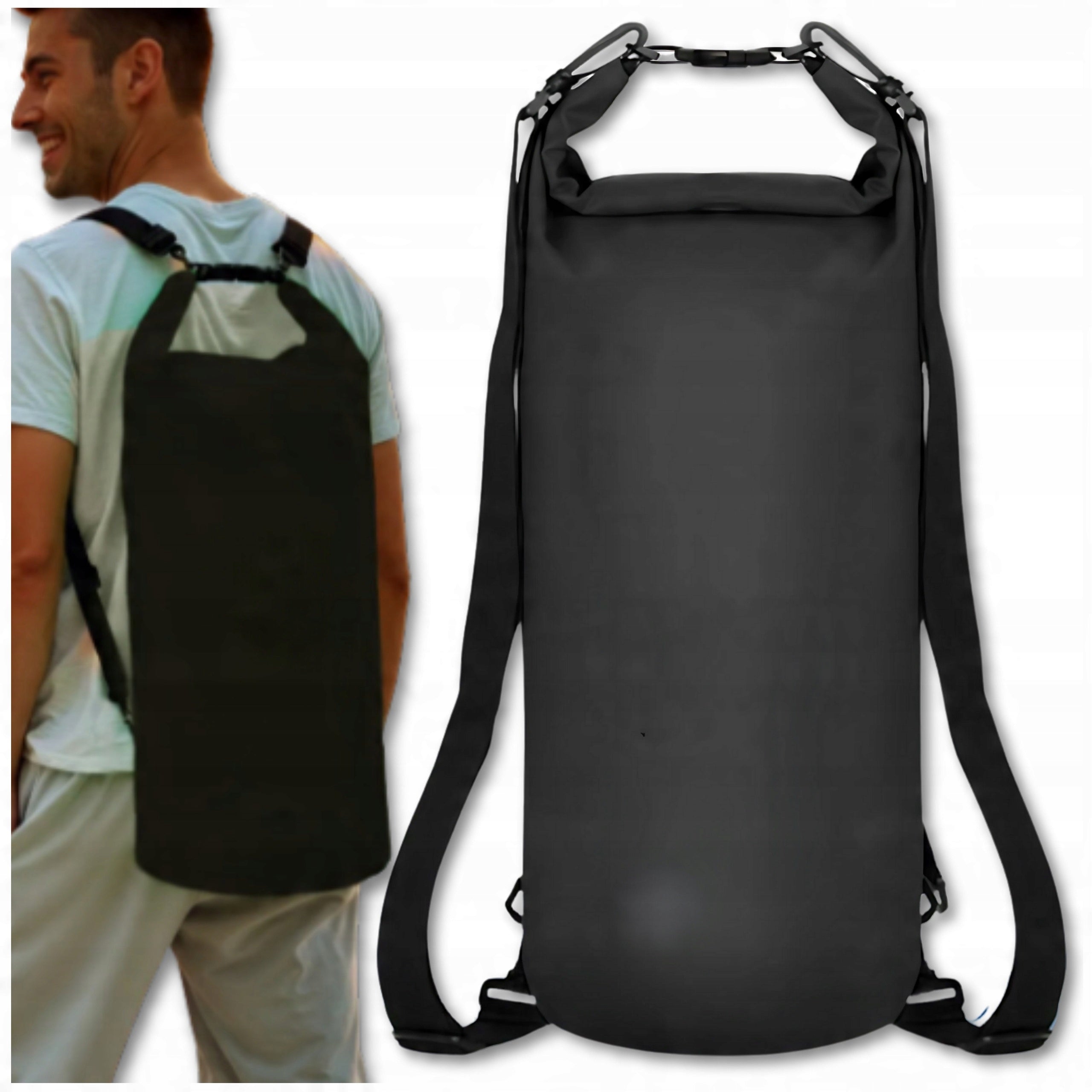 Water Resistant Kayak Bag Pouch Waterproof Pouch 10L Backpack Color black