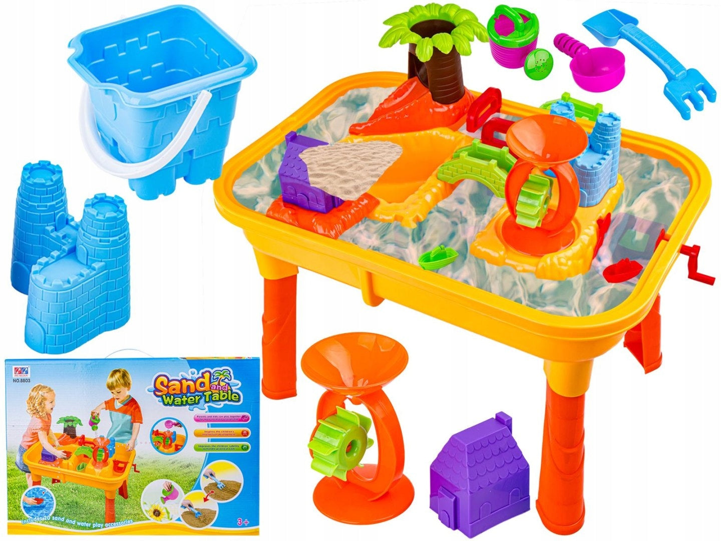 Water Sandbox Pool - Table + Accessories Molds