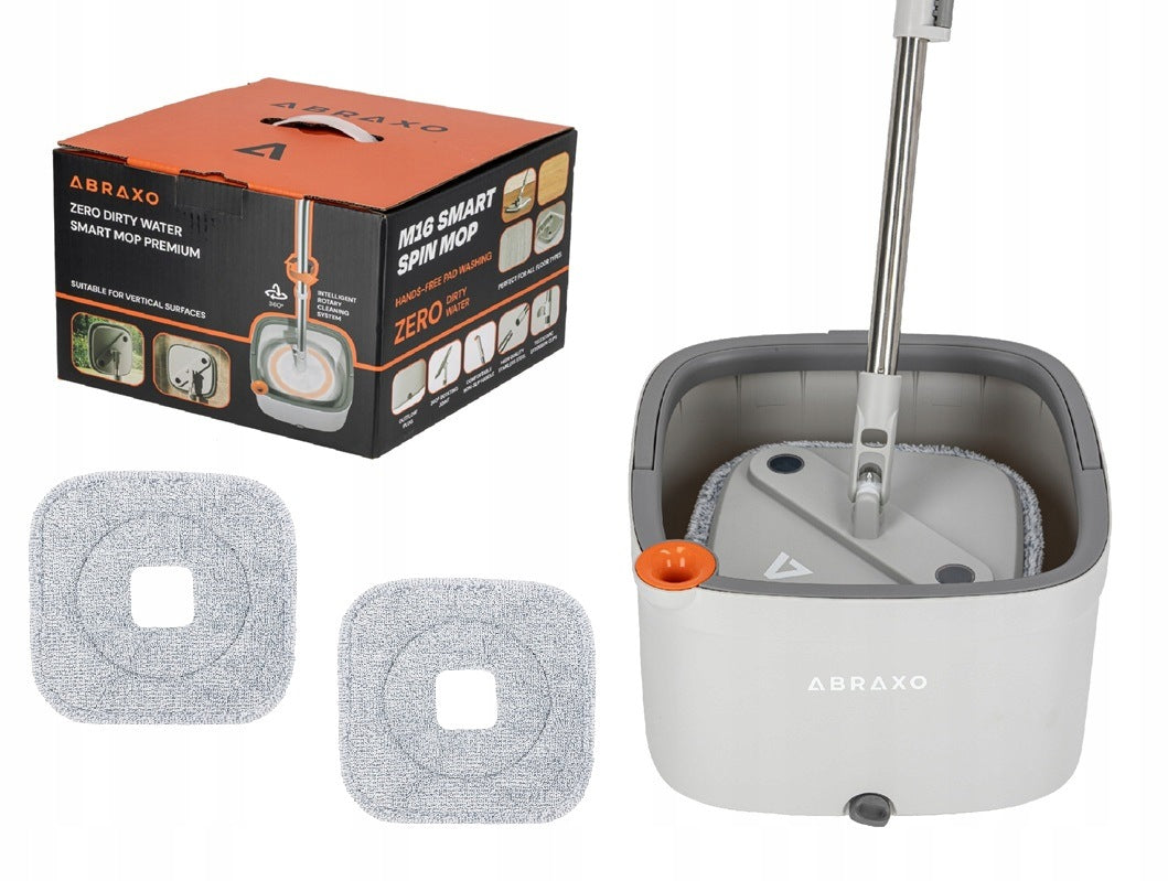 Water Separation Mop ABRAXO M16 2 CARTRIDGES 2 chambers microfiber