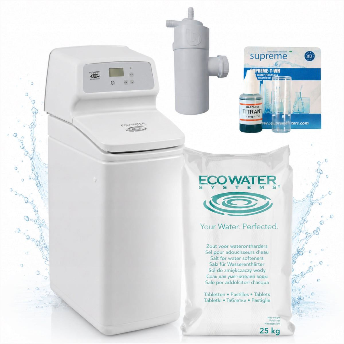 Water Softener ECOWATER COMFORT+ 300 Water Treatment Station for 3-4 people