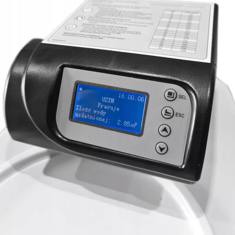 Water Softener WEBER AQUA WS-30-LCD Manufacturer code 06020050