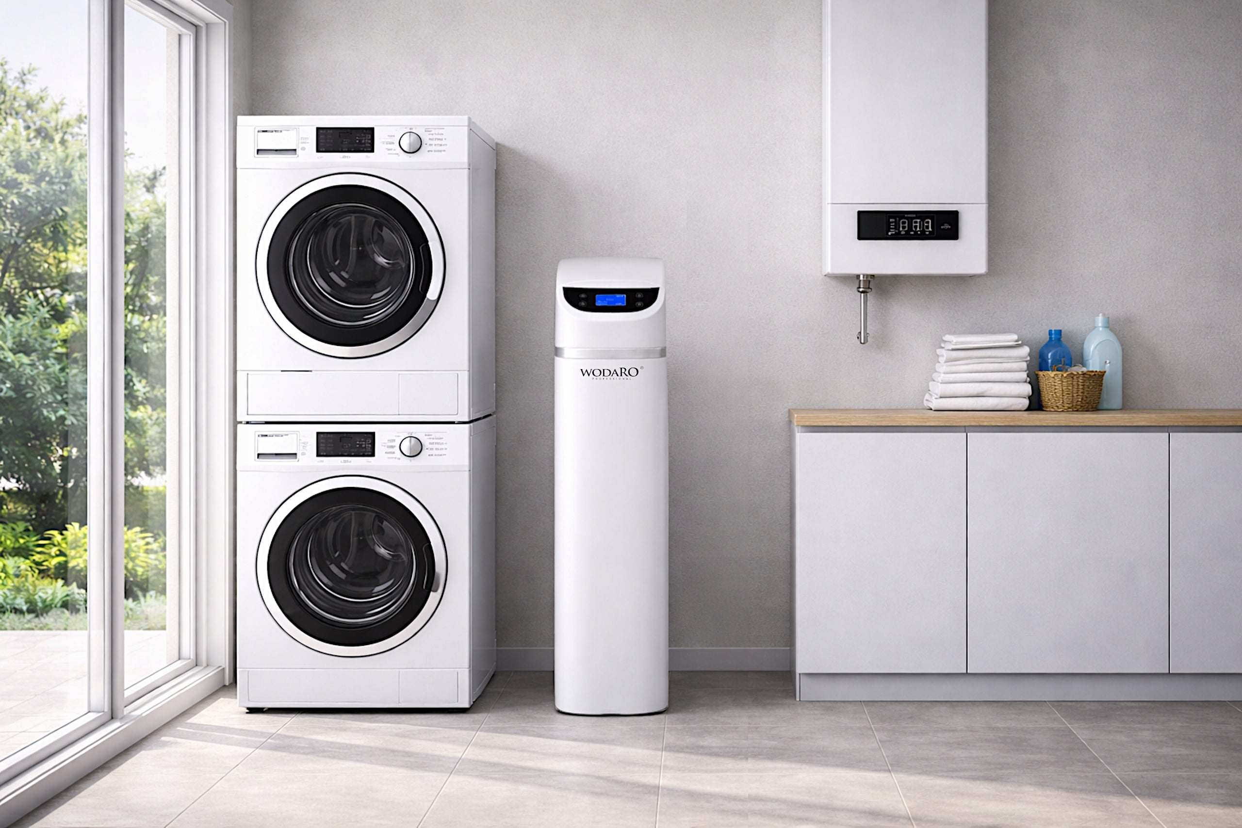 Water Softener for Single-Family House HOME 61 WODARO Water Treatment Plant PL Brand wodaRO