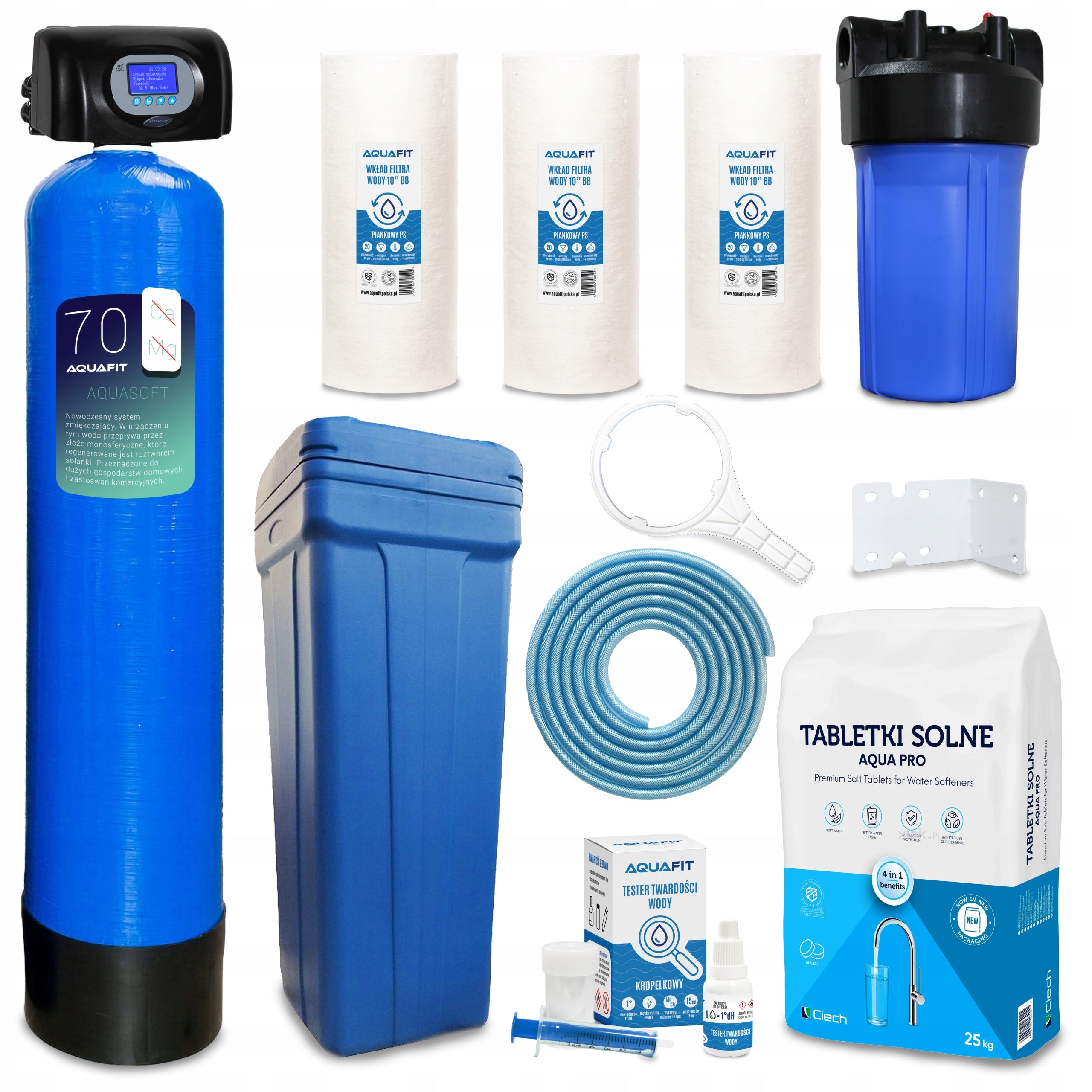 Water Treatment Station Aquafit Aquasoft 70 Water Softener 2-el