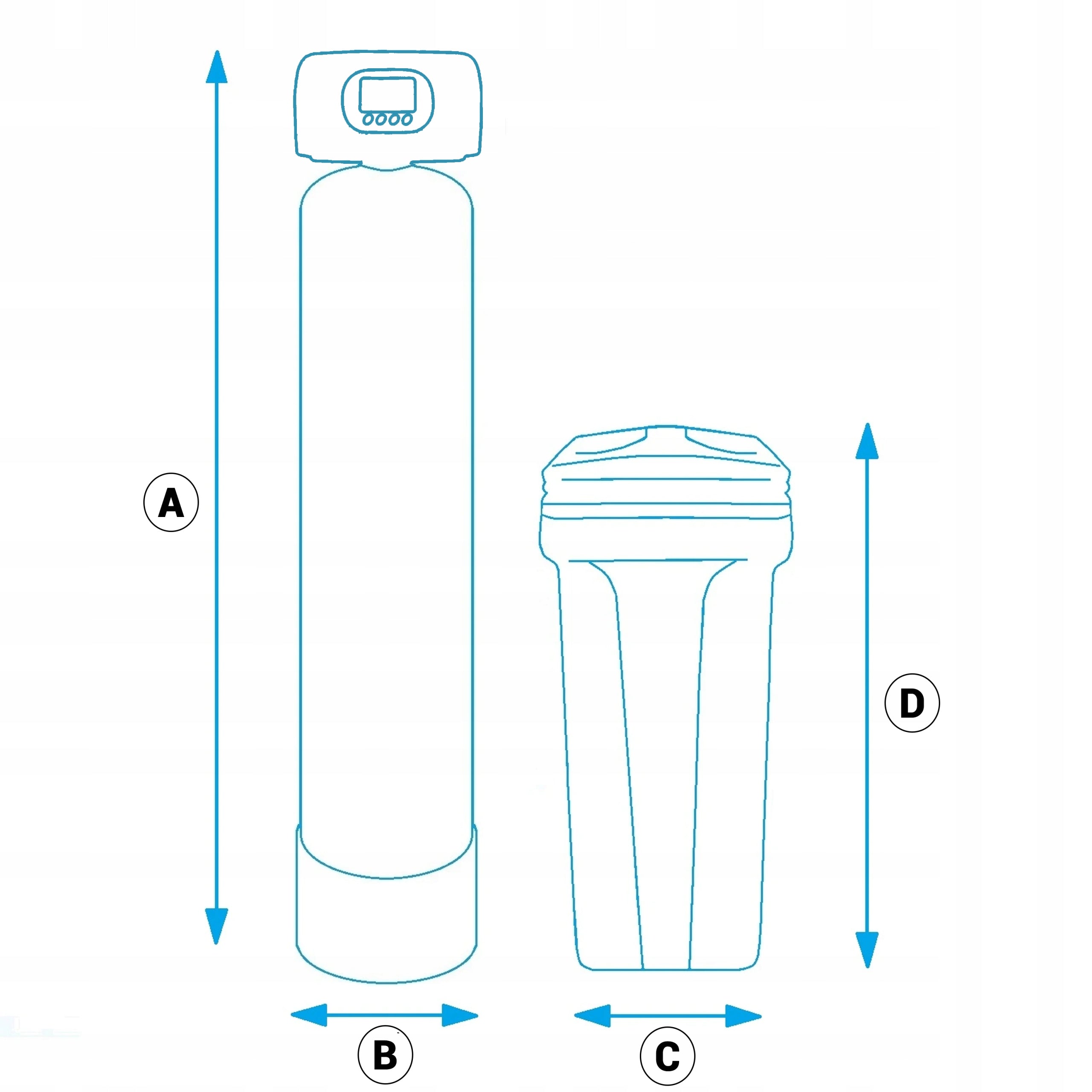 Water Treatment Station with Well Aquafit Aquamultieco 70 Multifunction Capacity 70 l