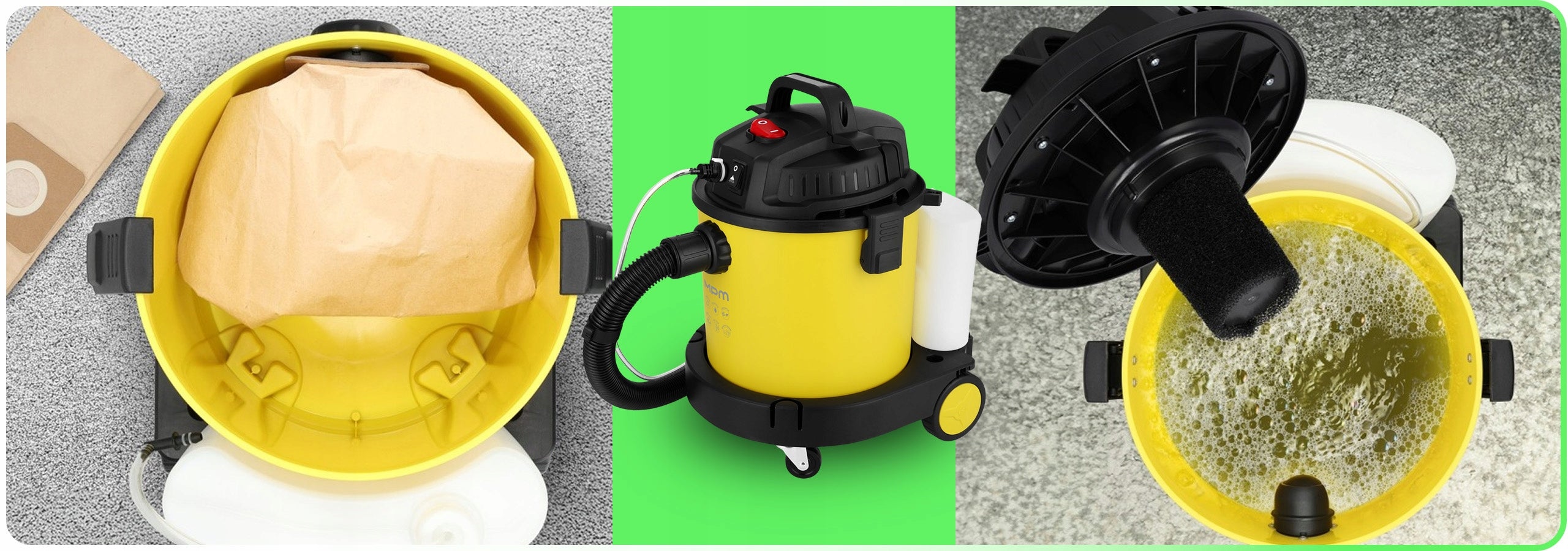 Water Washing Vacuum Cleaner Carpet Washing Blower Function MPM MOD-80 20L Clean water tank capacity 4 l