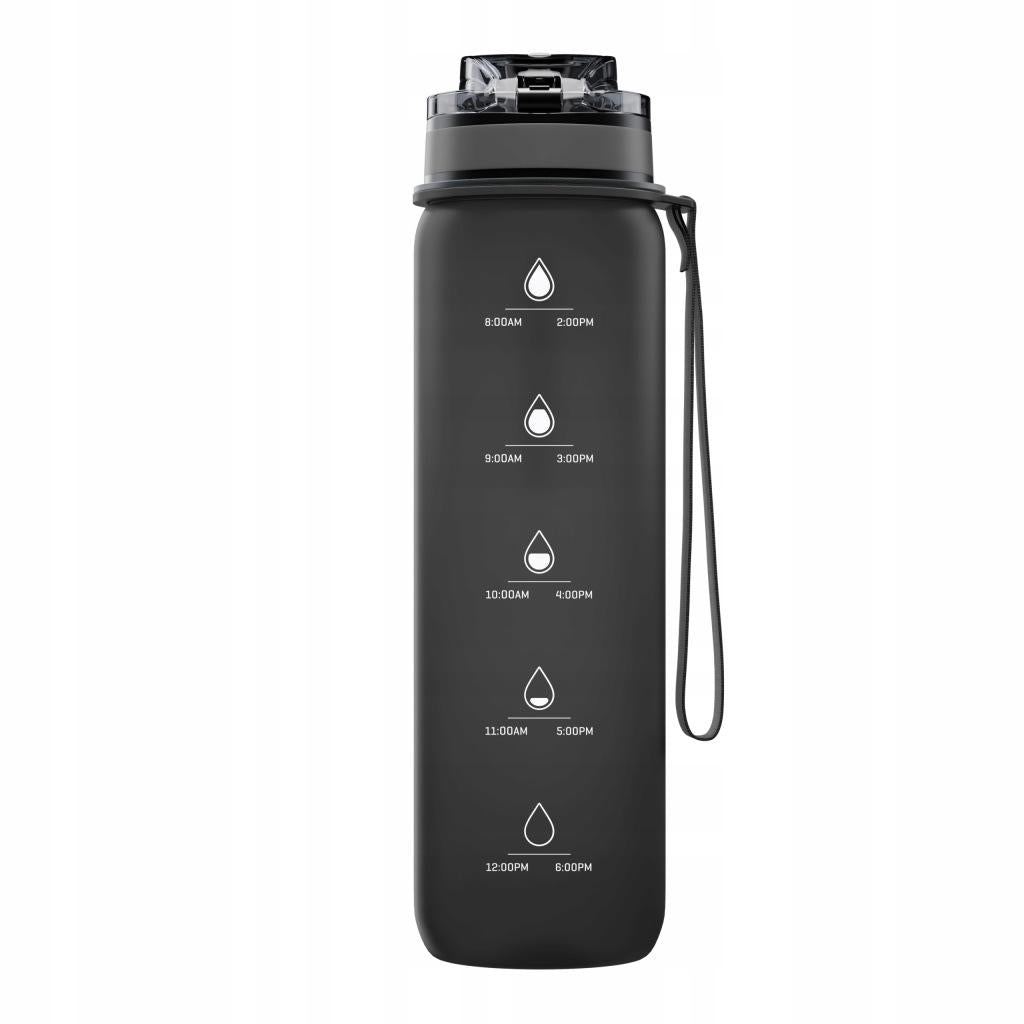 Water bottle Tritan sealed with sports measuring cup 500 ml Wessper Color gray