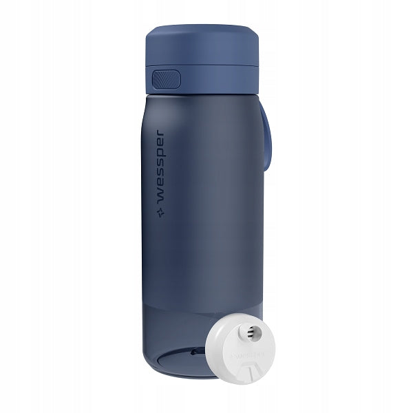 Water bottle filter bottle with filter B2 TRITAN 0,5l Wessper Blue Packaging status original