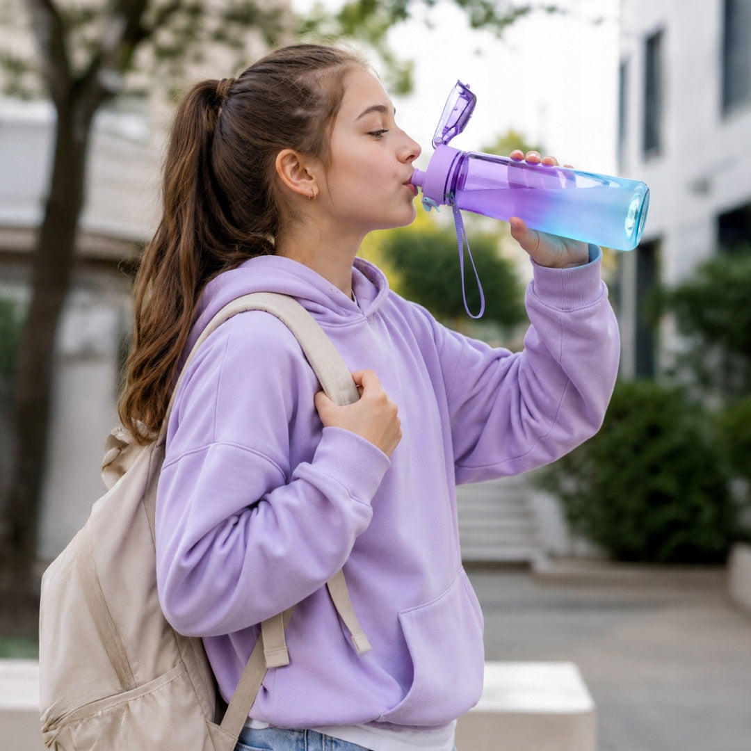 Water bottle gyms for school sealed tritan water bottle with mouthpiece 560 ml Weight 120 g