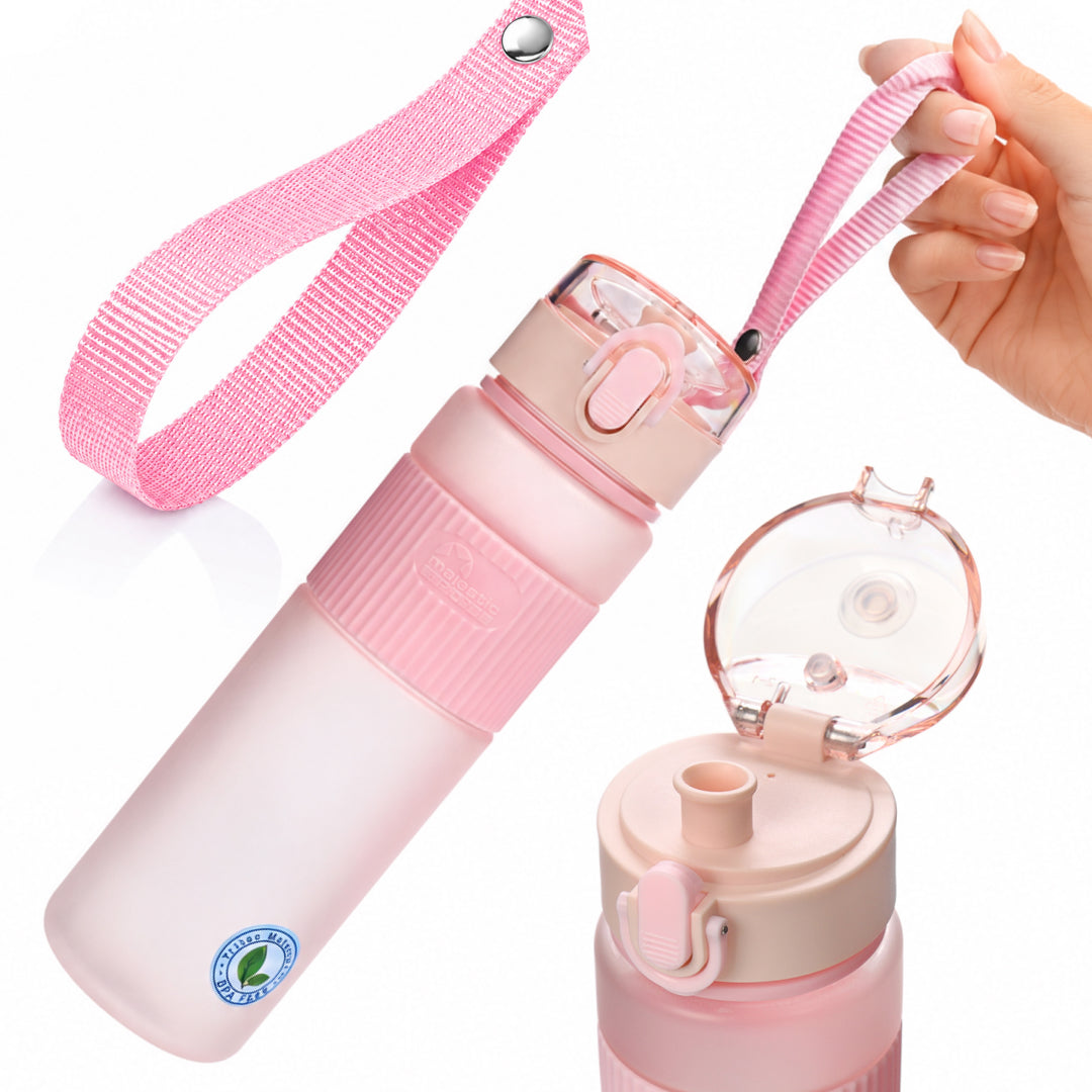 Water bottle sealed tritan water bottle with lock for school BPA free 540 ml
