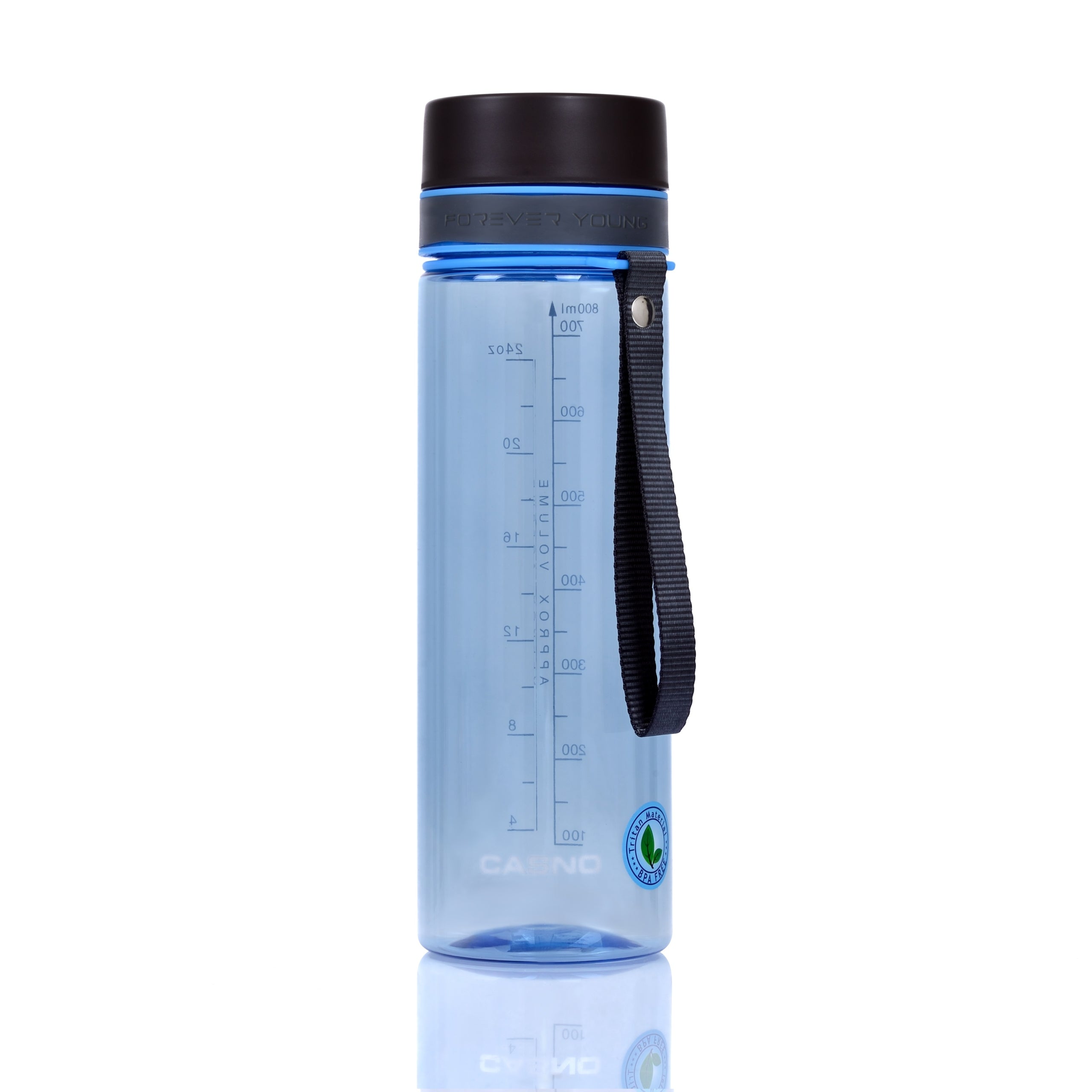 Water bottle tritan BPAfree Casno 800 ml Color blue