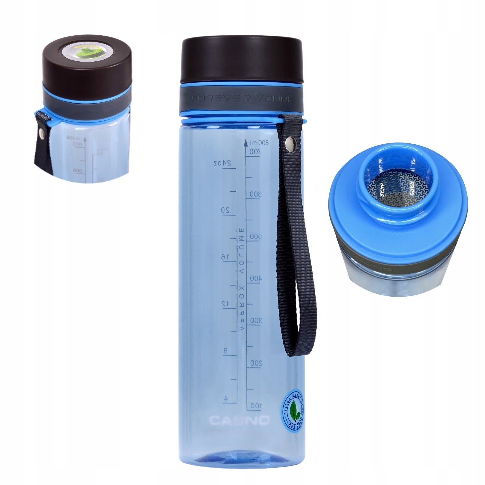 Water bottle tritan BPAfree Casno 800 ml
