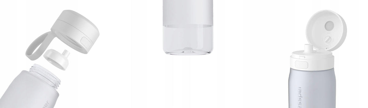 Water bottle tritan Wessper B2 Actitex 0,5l + 5x filter Packaging status original