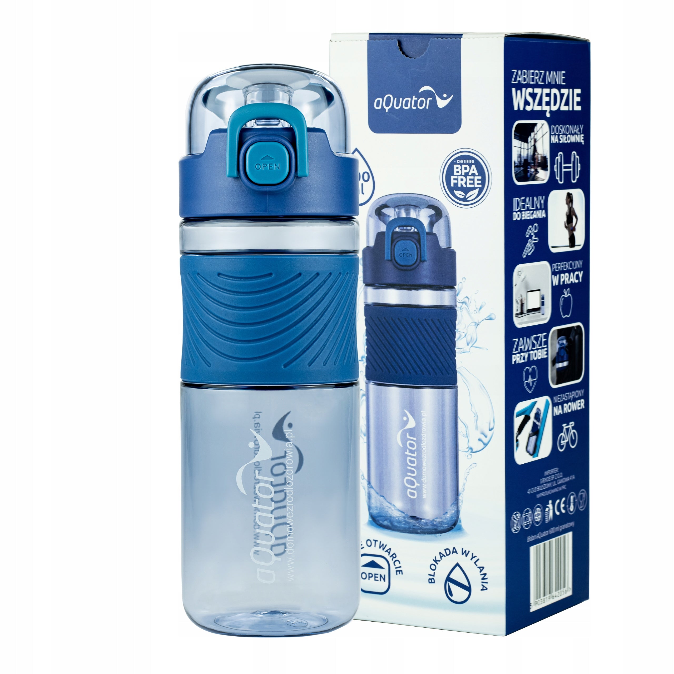 Water bottle water bottle Aquator 0,6l tritan BPA FREE