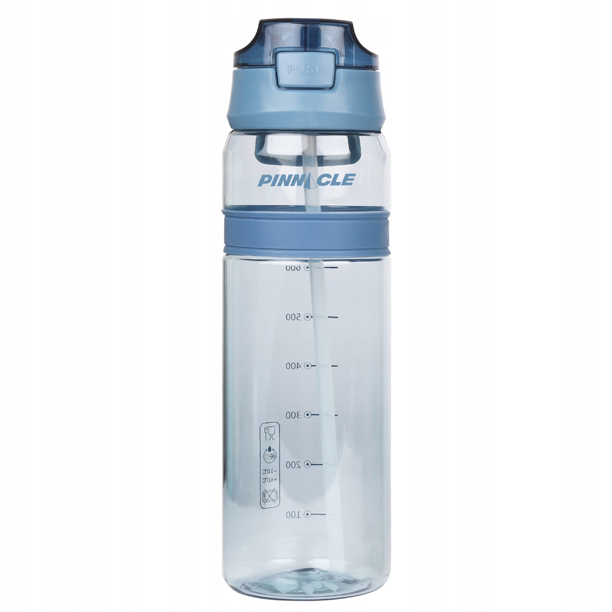 Water bottle with handle and straw 850ml Pinnacle PHY-B-1011 blue