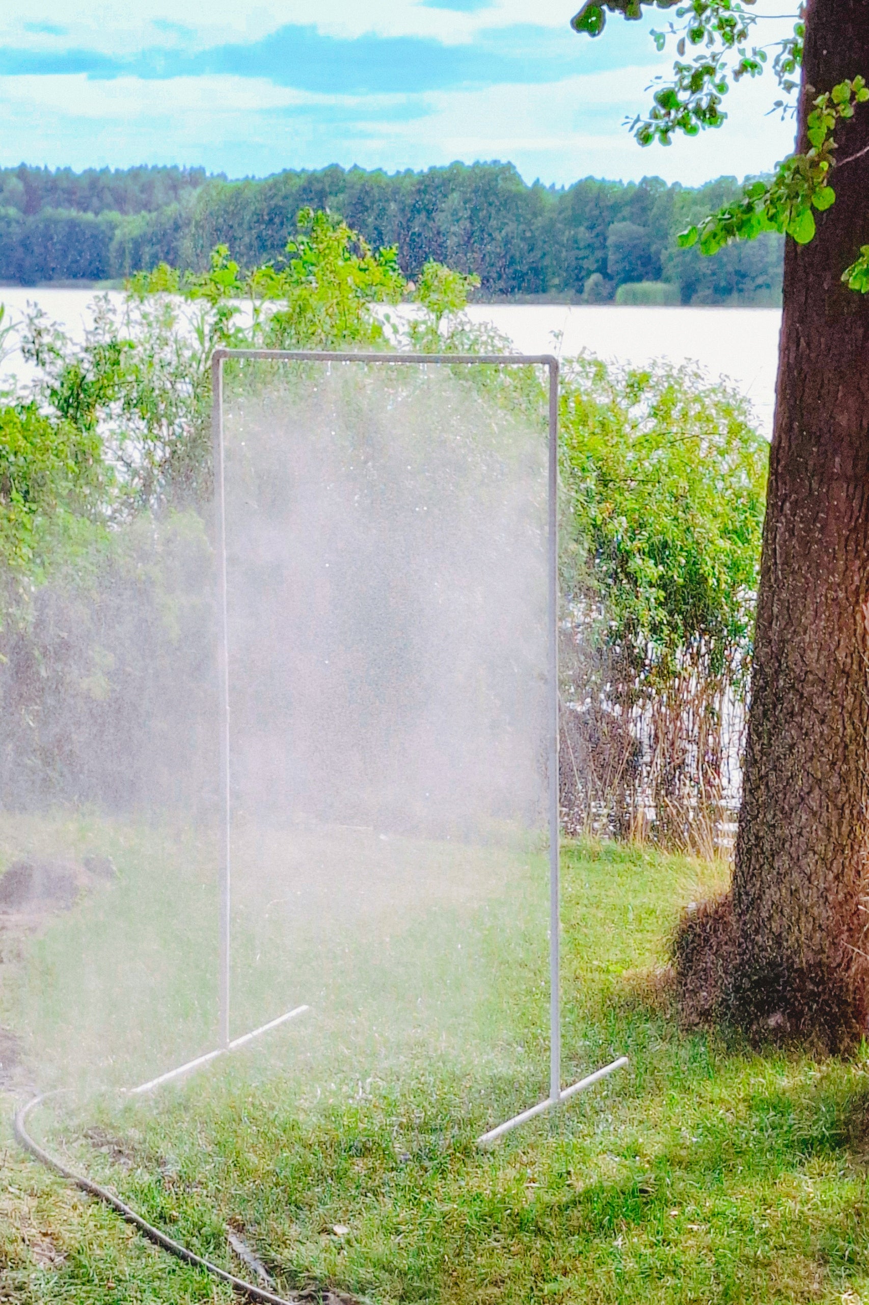 Water curtain gate for hot weather mist, water gate Packaging status original