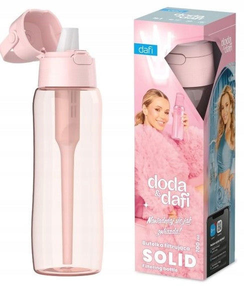 Water filter bottle Dafi SOLID 0,7 L BABY PINK DODA TRITAN