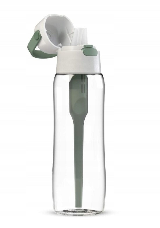 Water filter bottle Dafi SOLID 0,7 l + carbon filter - Sage Product height 28.4 cm