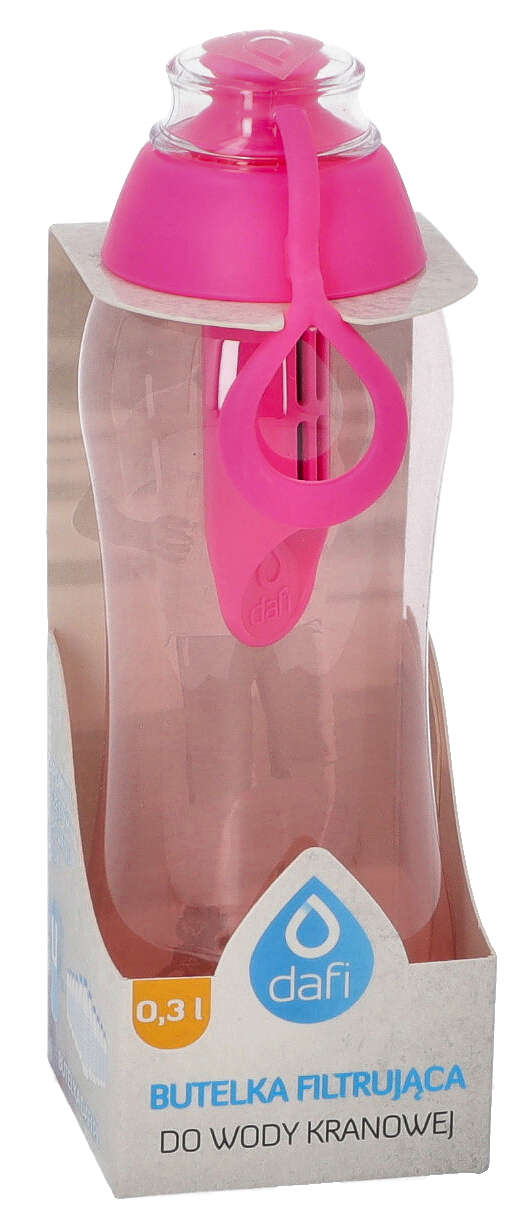 Water filter bottle Dafi Soft 0,3 l + 1 filter PINK FLAMINGO Packaging status original