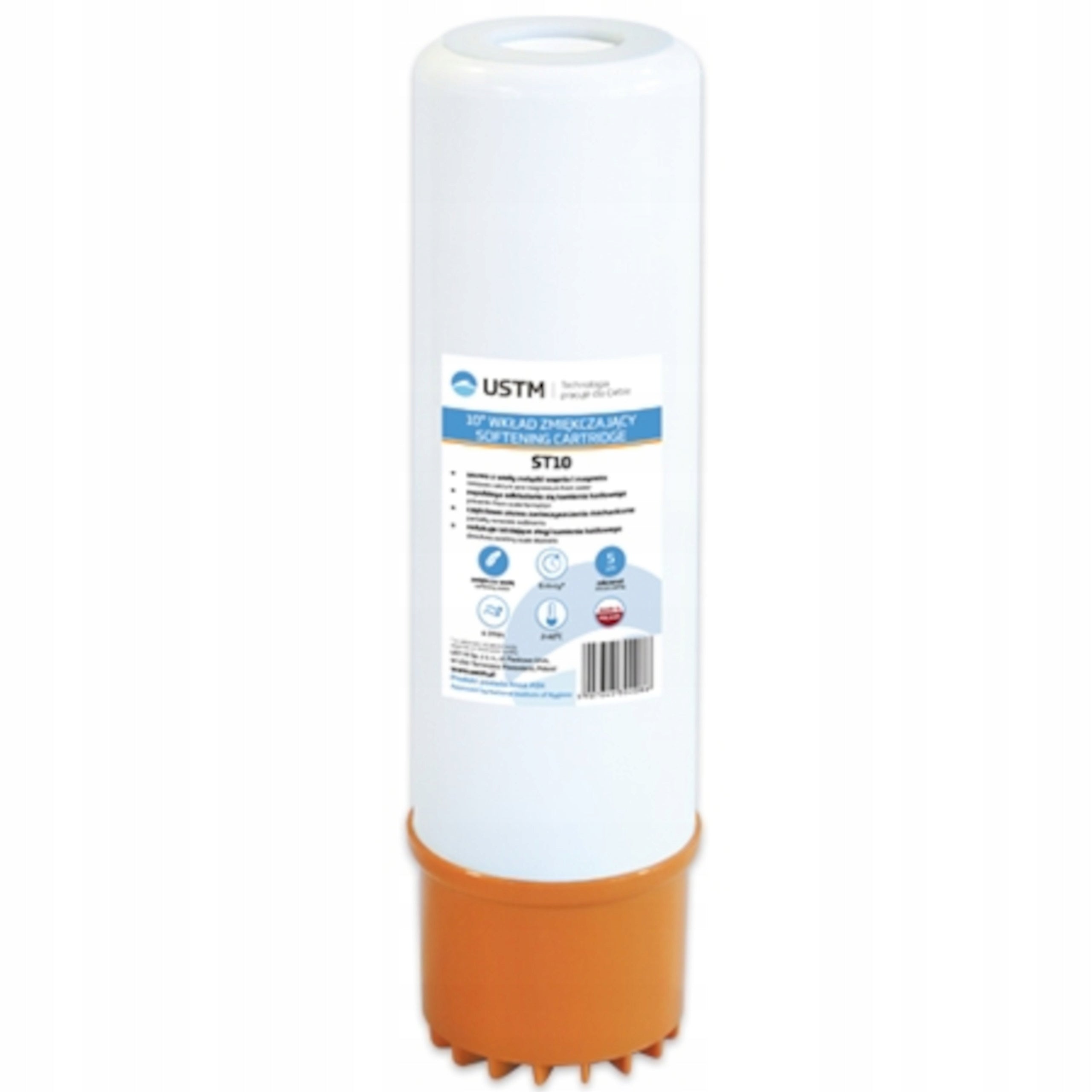 Water filter cartridge 10' softening with resin ST10 Ustm