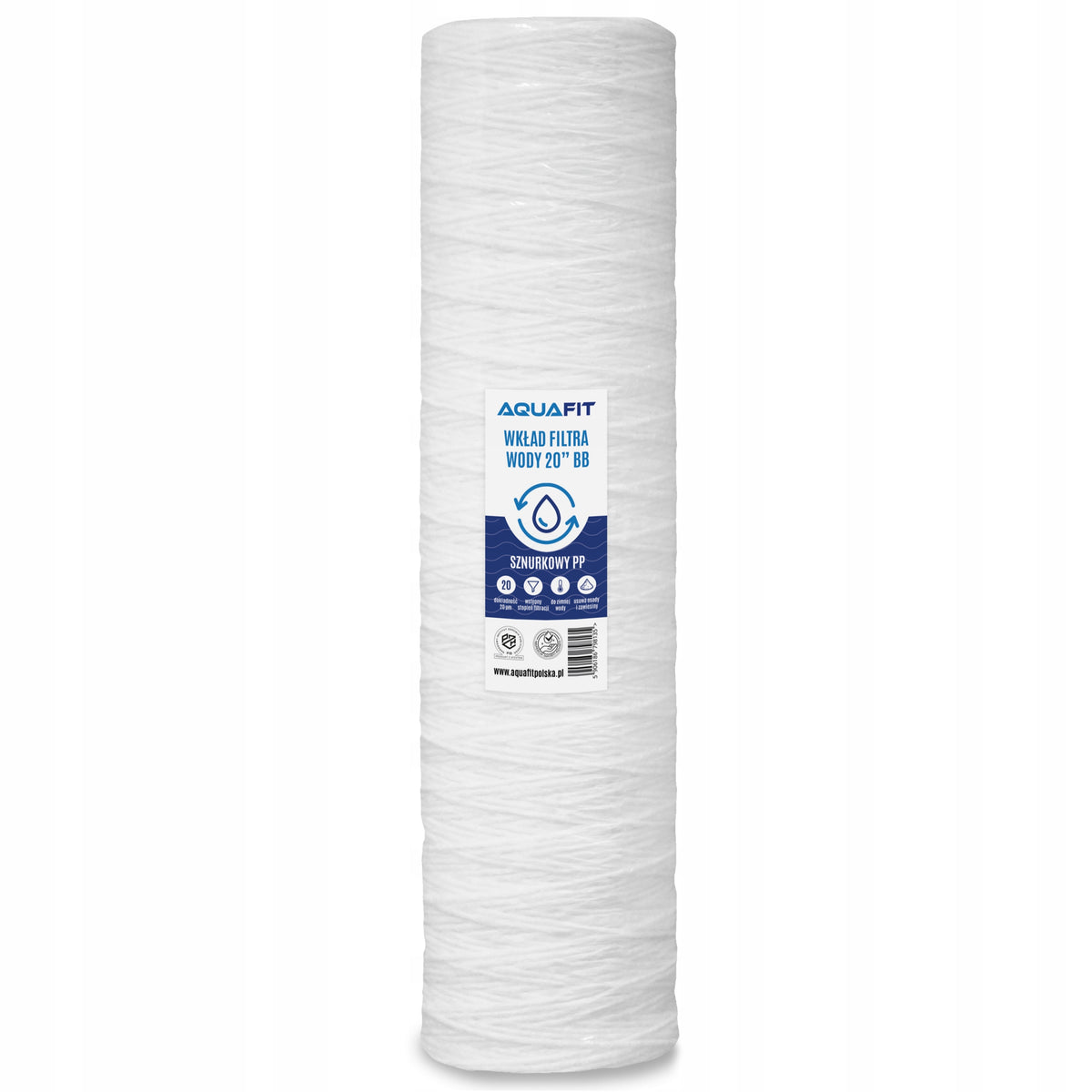Water filter cartridge STRING 20" BB Big Blue 20 micron PP AQUAFIT