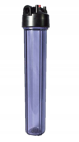 Water filter pre-body 20" in-line housing Green Filter 3/4" connection