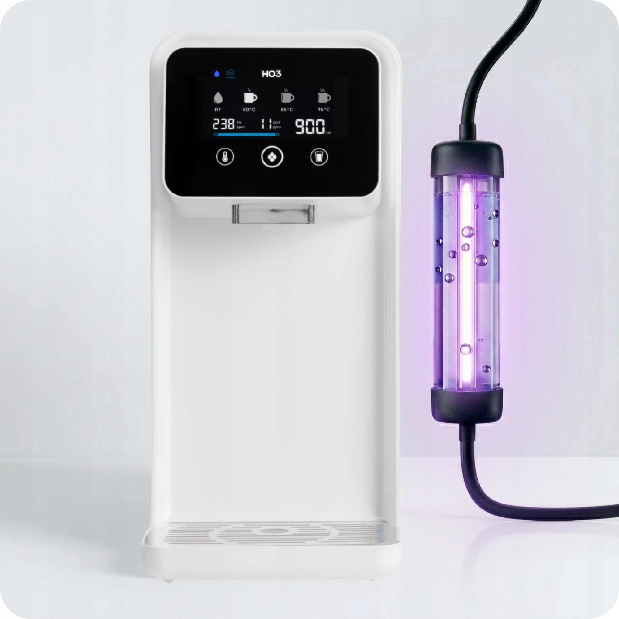 Water filter white HO3| reverse osmosis RO countertop with mineralization and UV Packaging status original