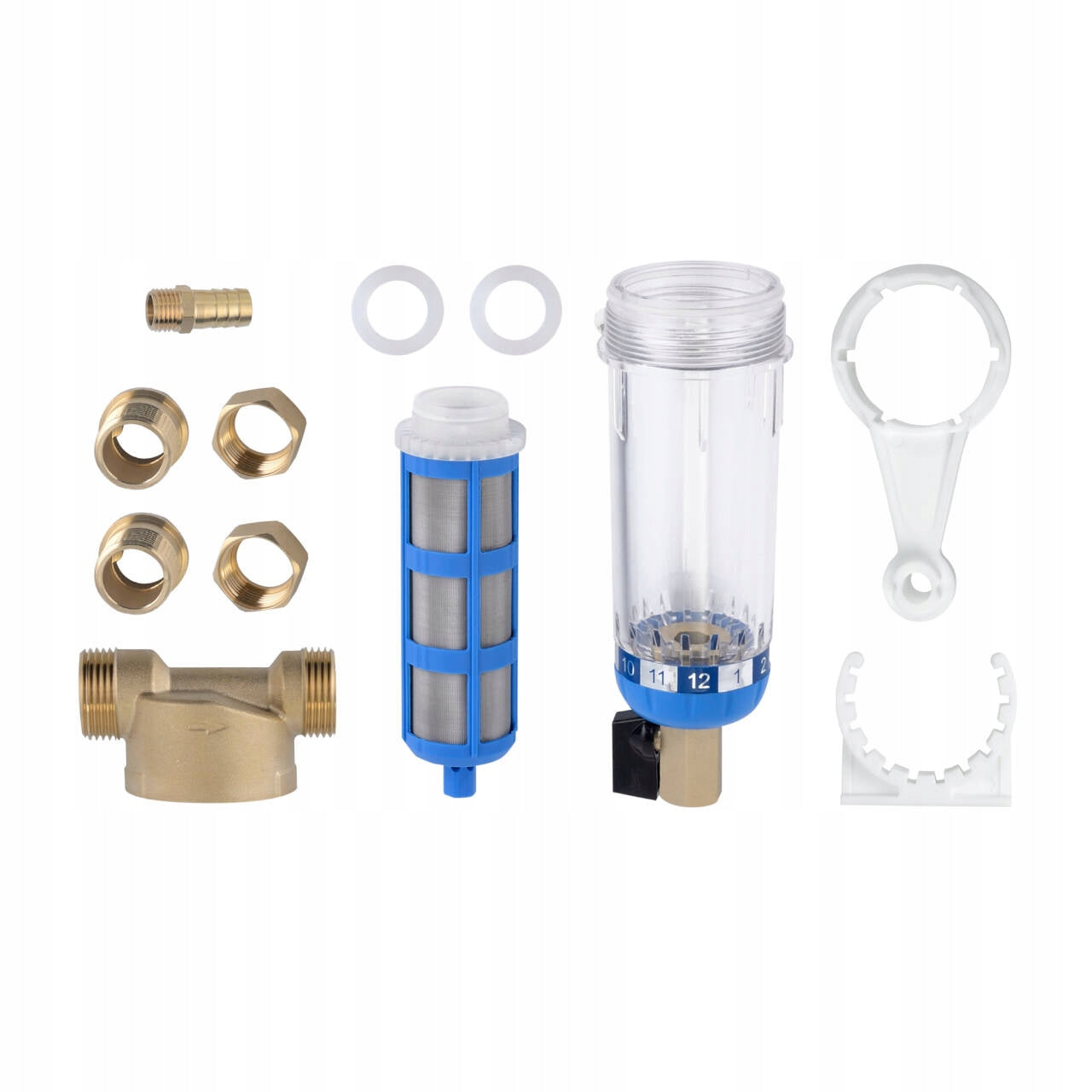 Water filter with 3/4" 1" connection complete with key KLARWOD Manufacturer code WF-PRE34-1