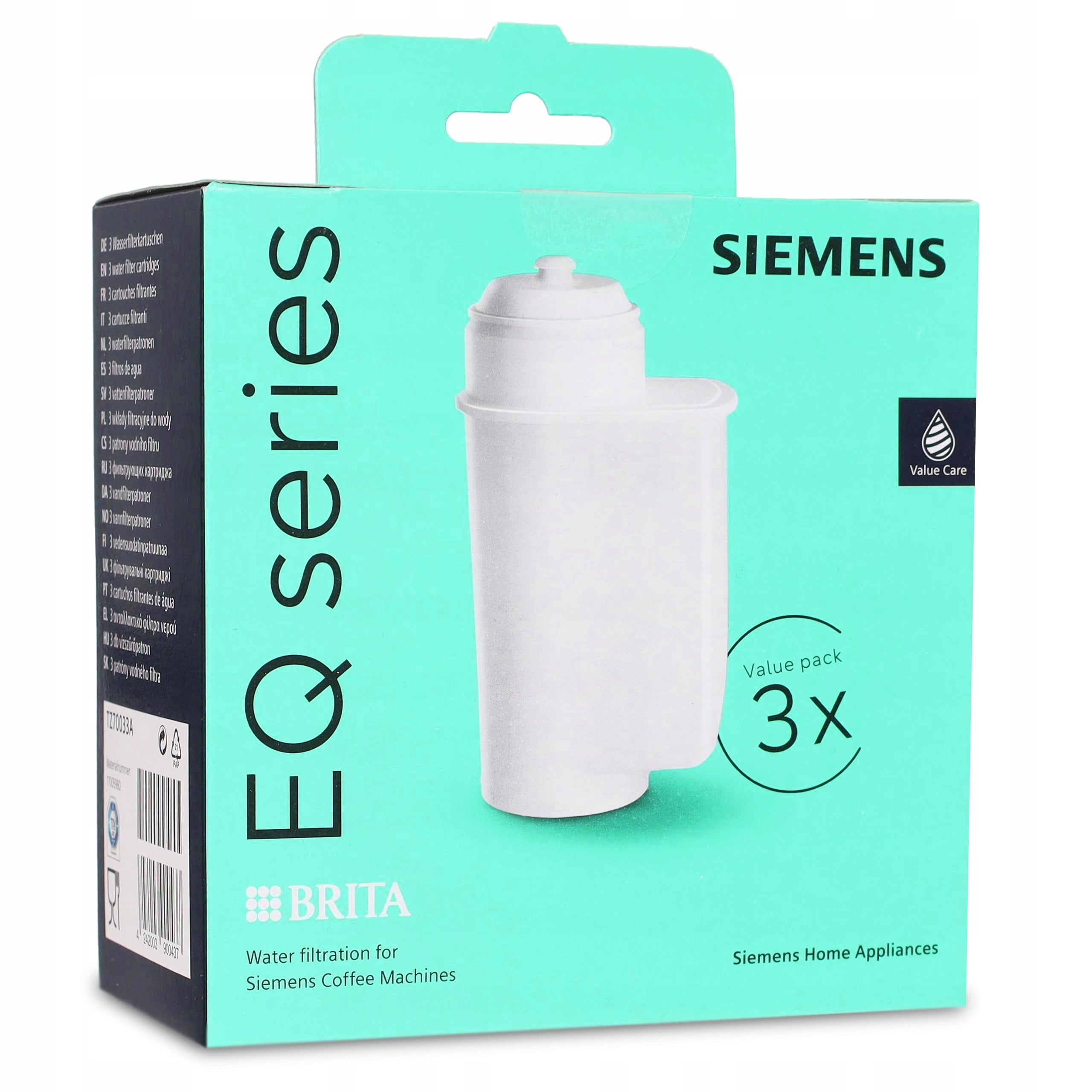 Water filters SIEMENS Brita Intenza TZ70033A 3 pieces EAN (GTIN) 4242003699775