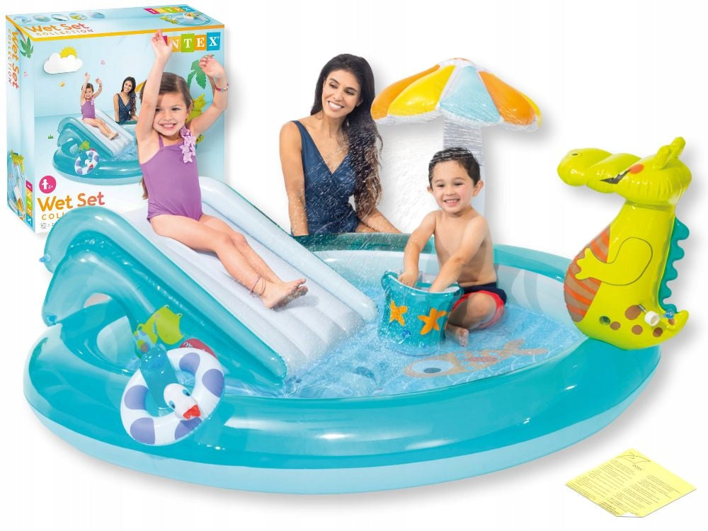 Water playground ALLIGATOR Swimming pool Intex 57165 Inflatable Slide MODEL 2026