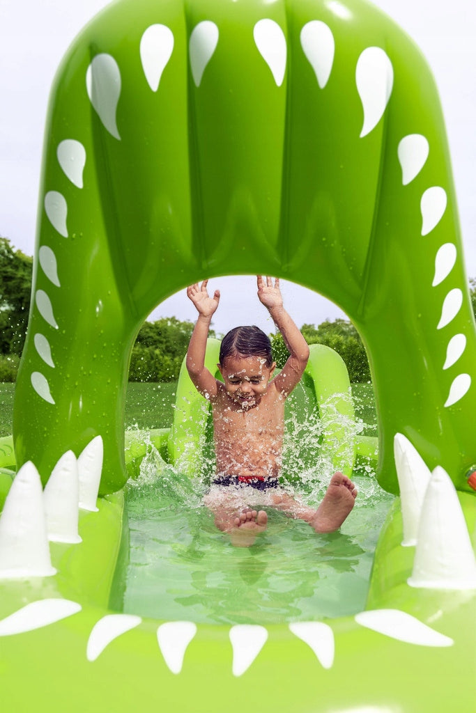 Water playground CROCODILE 234x163x87 Bestway SLIDE ACCESSORIES SHOWER TRAY Height 87 cm