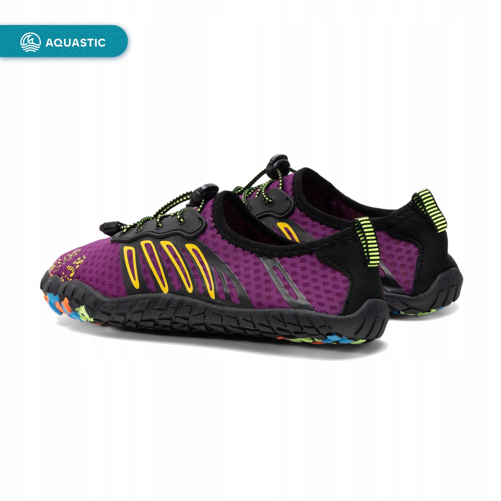 Water shoes AQUASTIC Aqua WS120 purple 39 FOR BEACH ECHINACEA Size 39