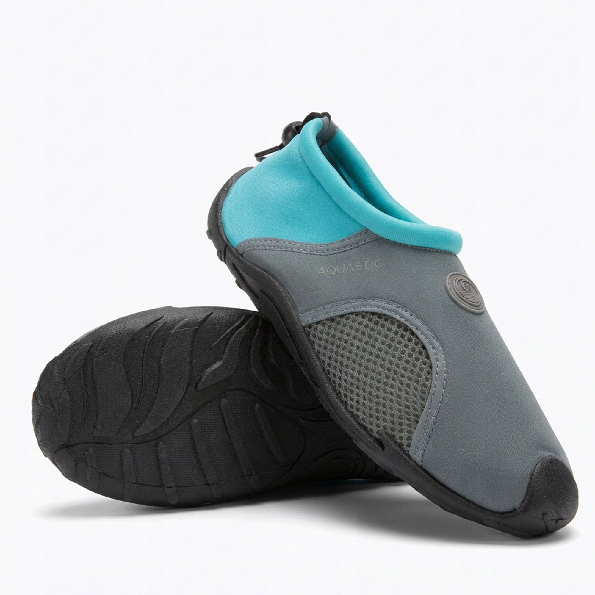 Water shoes AQUASTIC Kea grey 46 Neoprene Non-slip sole
