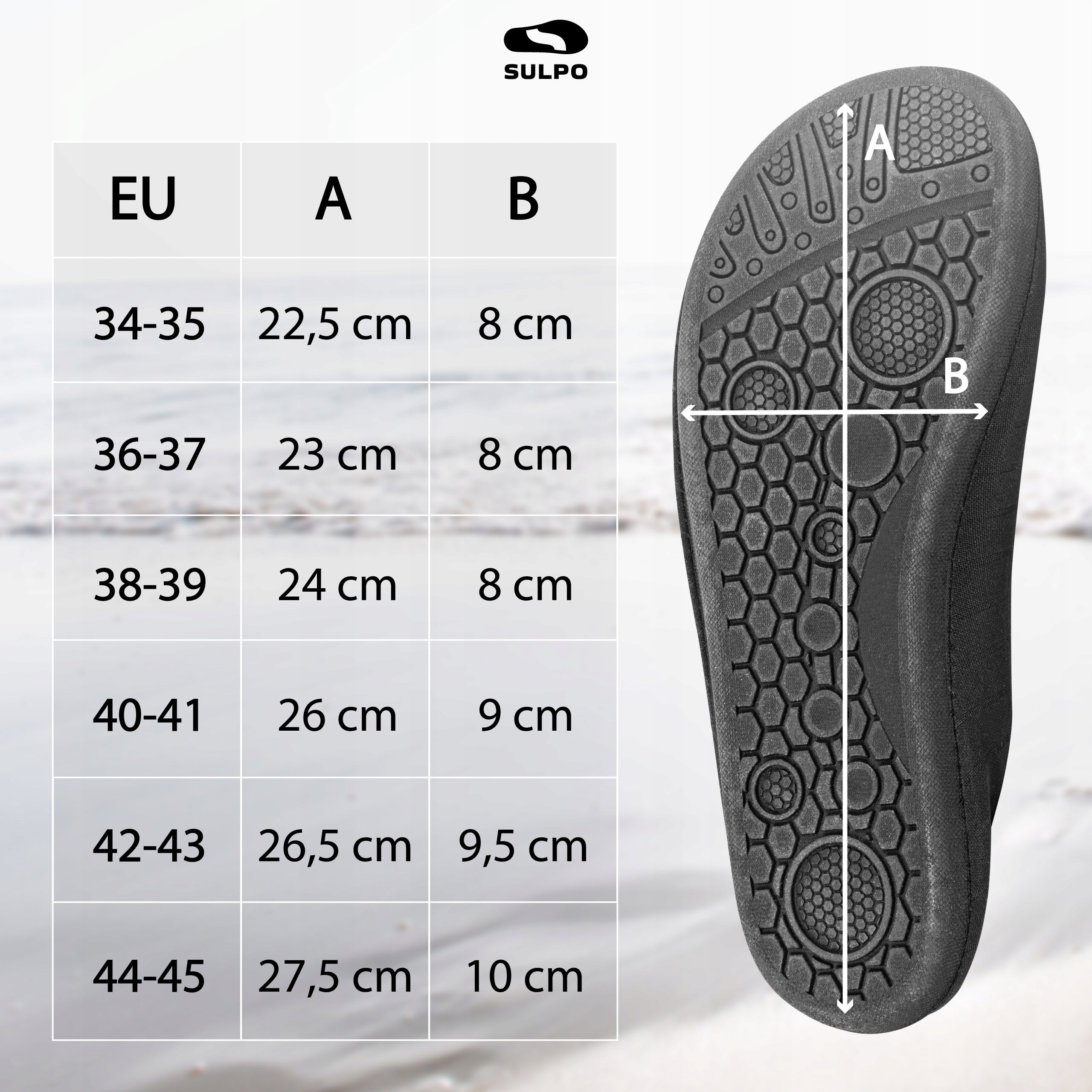 Water shoes aqua shoes for SUP kayak pool beach sea 42/43 Kind shoes