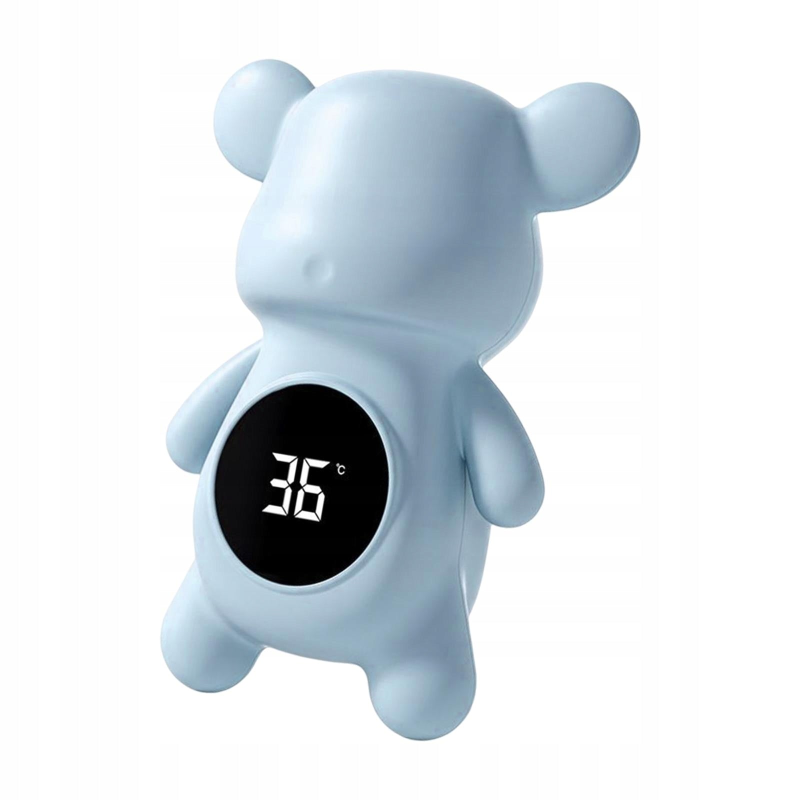 Water temperature Sensor Cartoon Floating with LED Display for Bear Blue