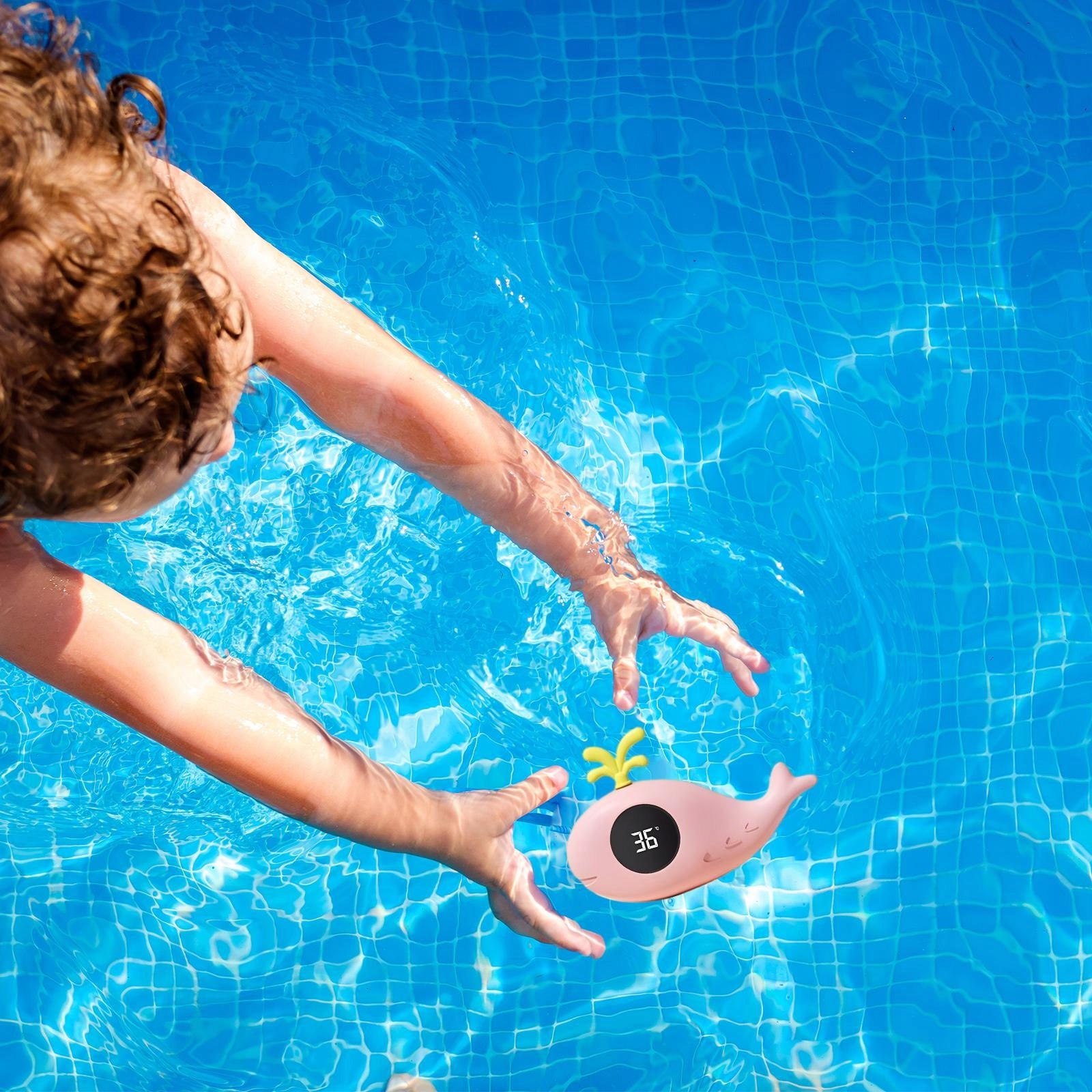 Water temperature Sensor Highly Sensitive Cute Animal Shape Whales Pink Medical device type medical device or in-vitro diagnostic medical device