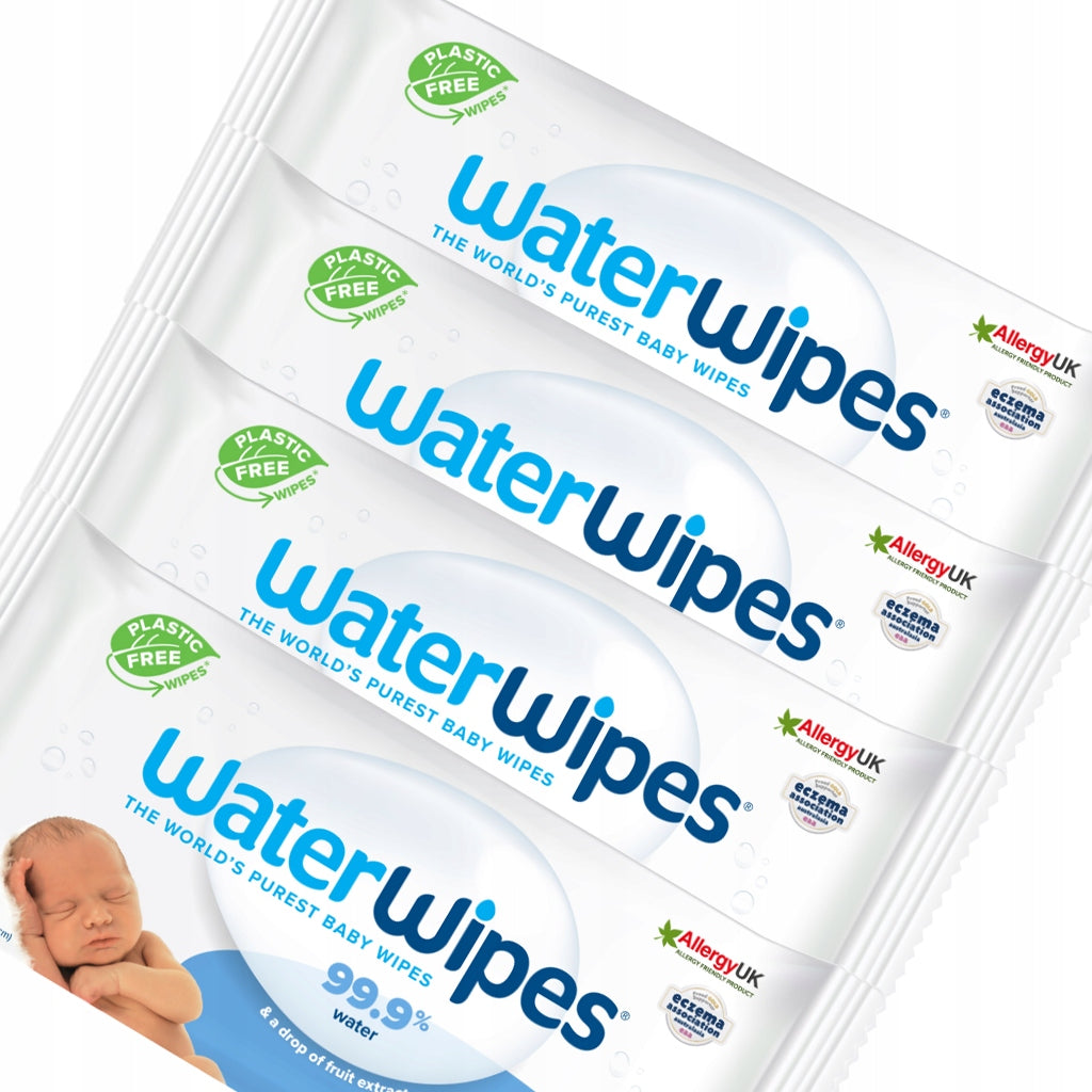 WaterWipes Wet wipes Newborn 4x40 99,9% WATER BIO FOR CHILDREN
