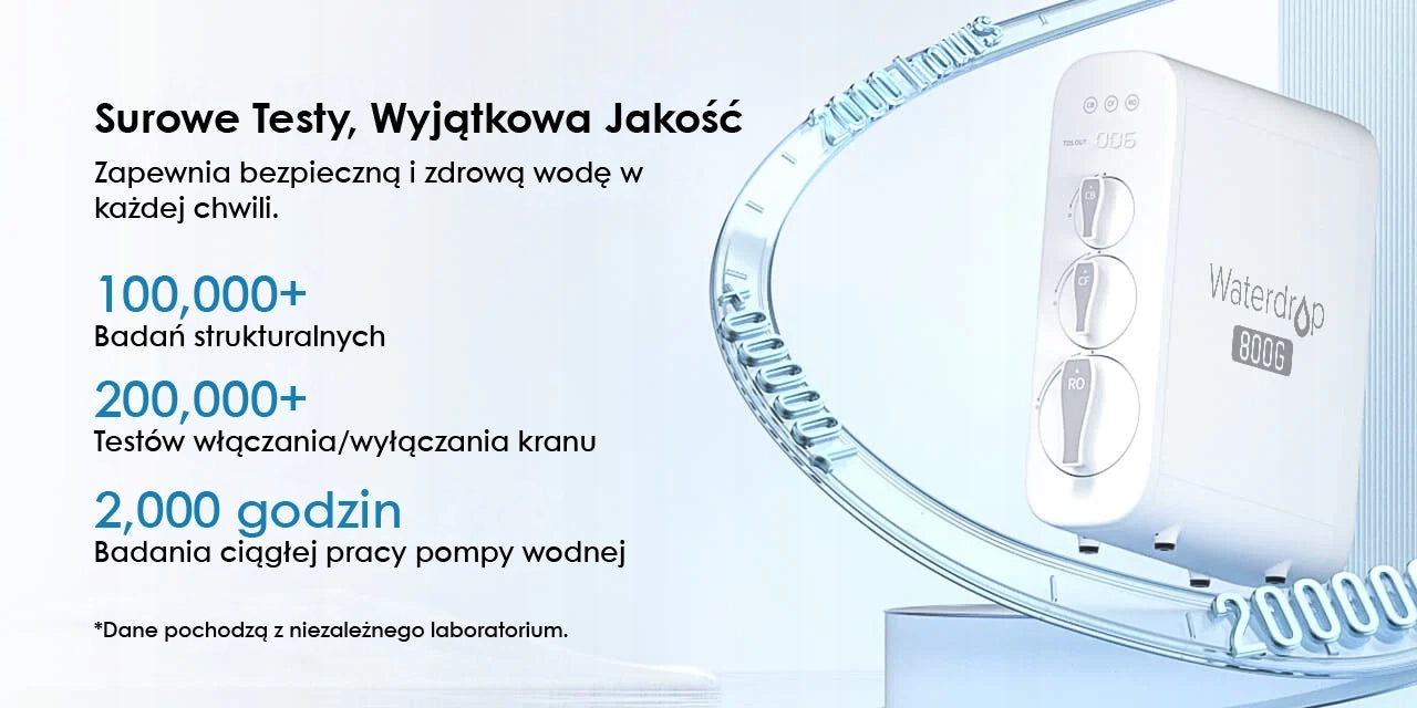 Waterdrop G3P800 Tankless Filter Reverse RO Osmosis and UV Sterilization Manufacturer code WD-G3P800