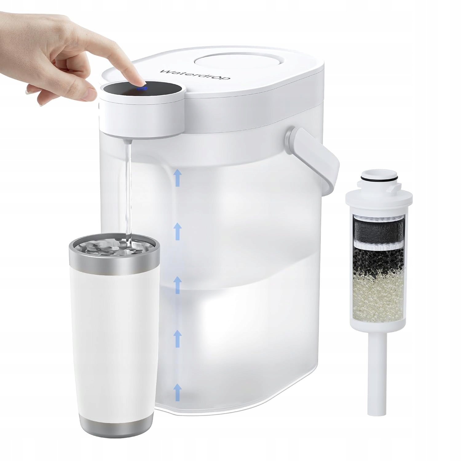 Waterdrop WD-ED06W FreshTaste Soften Water Electric Water Filter Jug