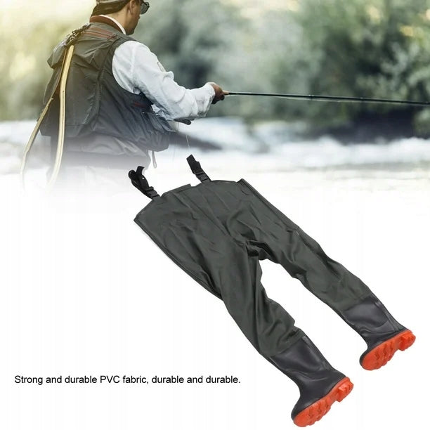 Waterers Fishing Pants with Suspenders Waterproof Durable Universal Model WZS1