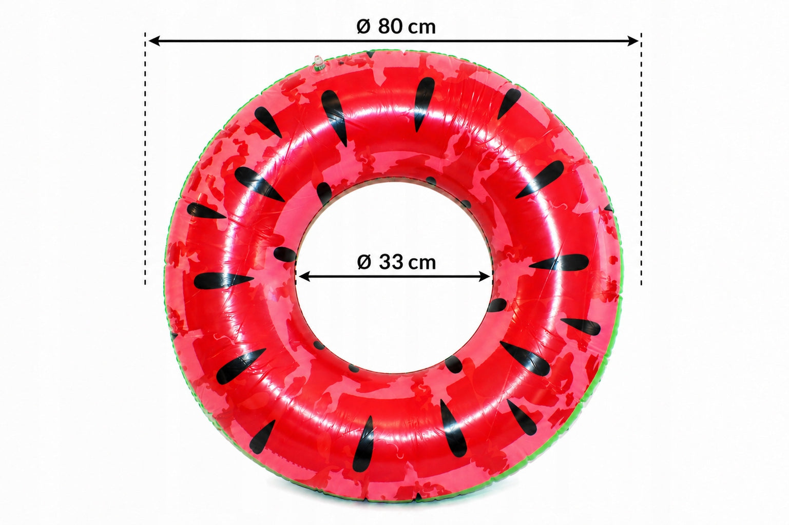 Watermelon 80 cm InFLATABLE SWIMMING WHEEL Pontoon for Swimming Pool Beach Manufacturer code pcselekt-arbuz80