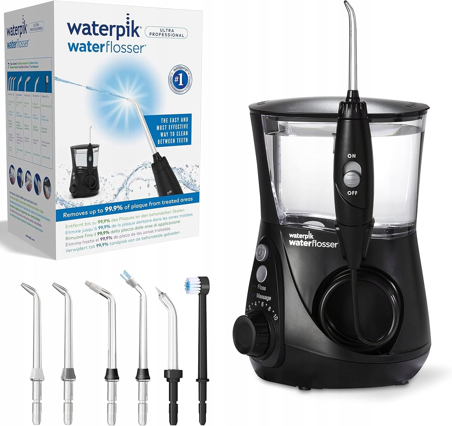 Waterpik WP-660 stationary dental irrigator black 650 ml