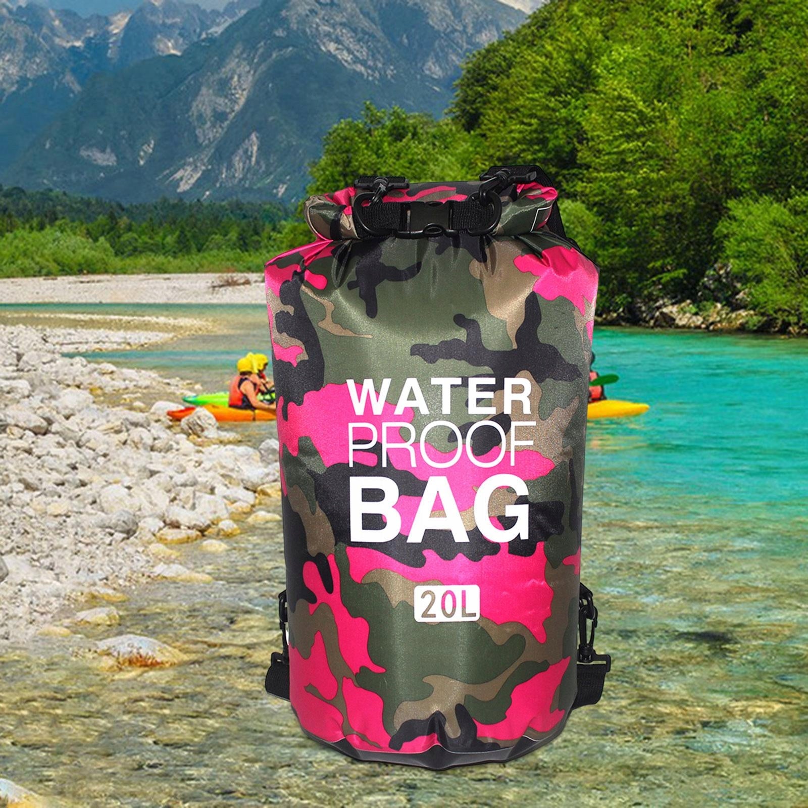 Waterproof Backpack, Dry Bag Shoulder Bag, Dry Floating Gear Sack Roll 20L Number of seats not specified